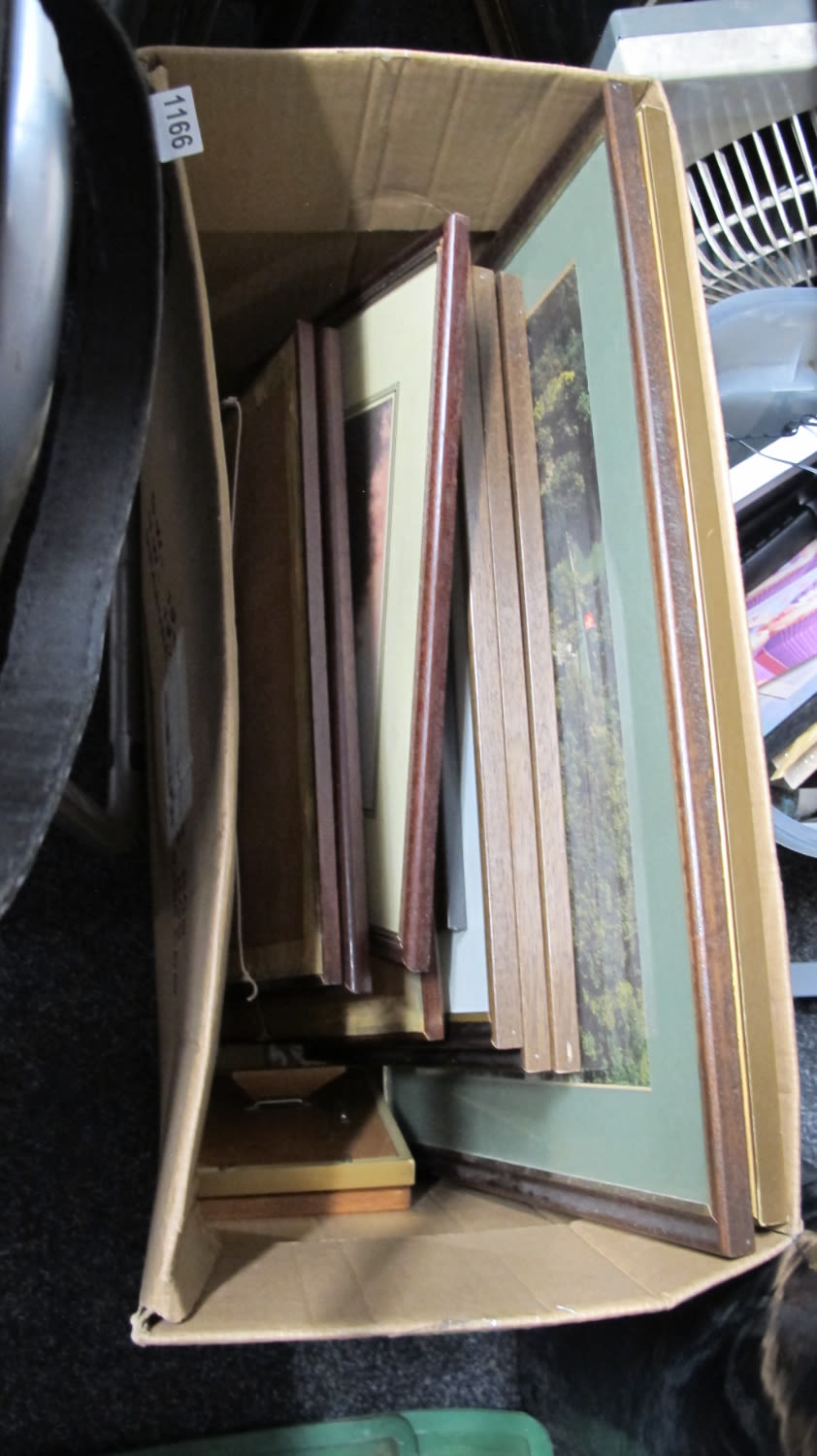 Lot 1166: box of pictures
