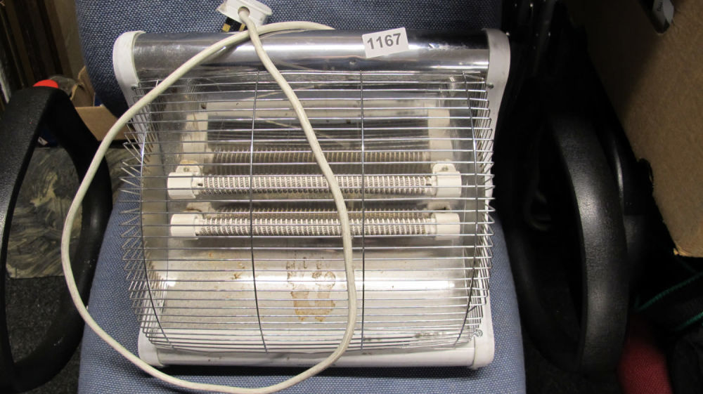 Lot 1167: vintage electric fire