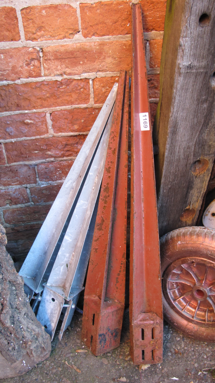 Lot 1169: fence post holders