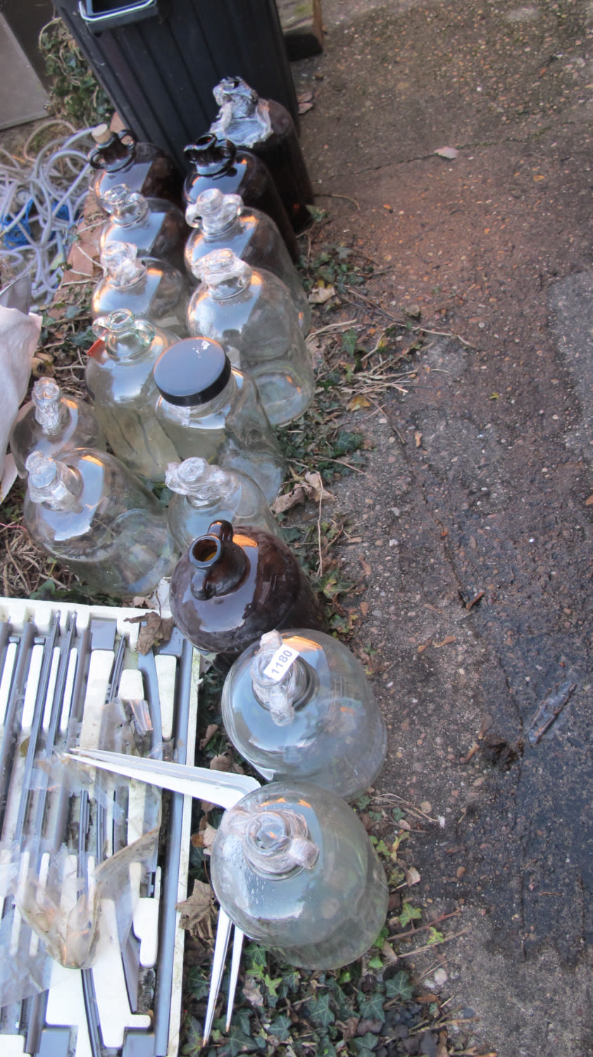Lot 1180: demijohns
