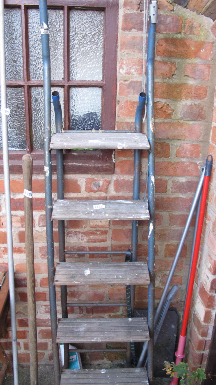 Lot 1183: step ladder