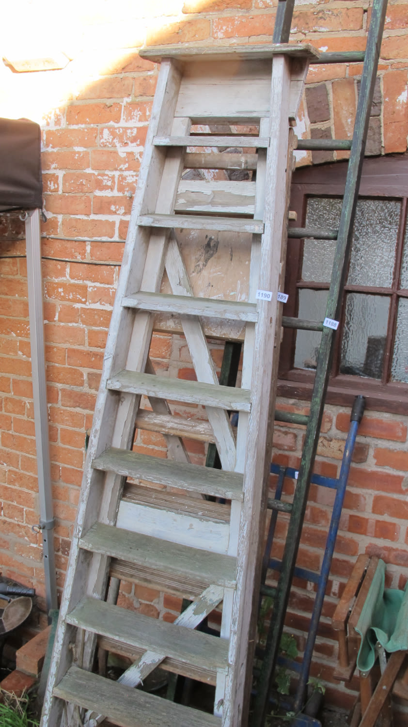 Lot 1190: step ladder