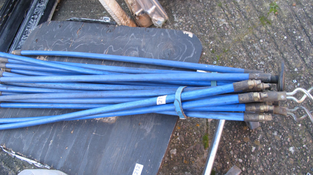 Lot 1213: drain rods