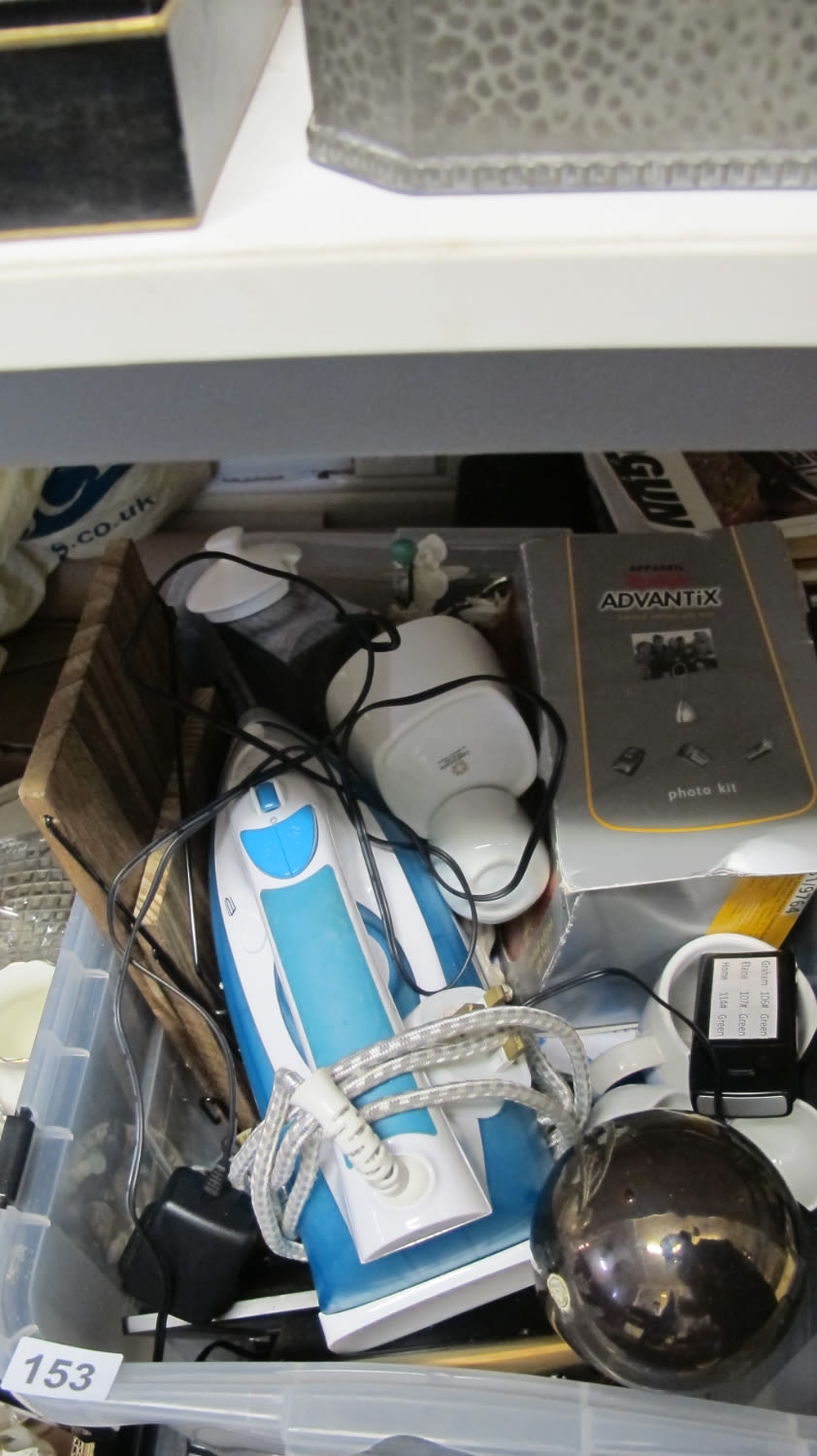 Lot 153: box of misc