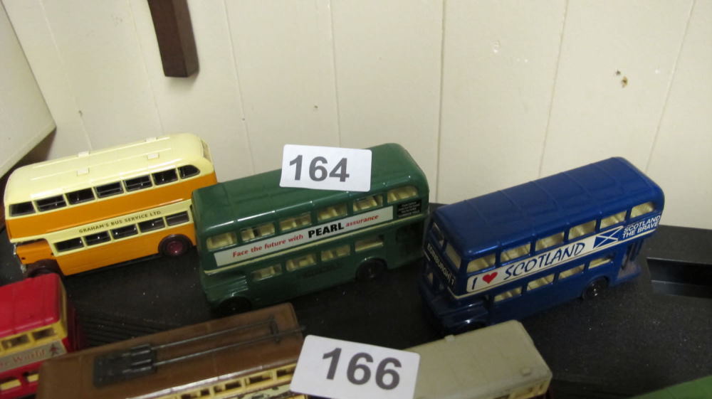 Lot 164: 3 Diecast buses