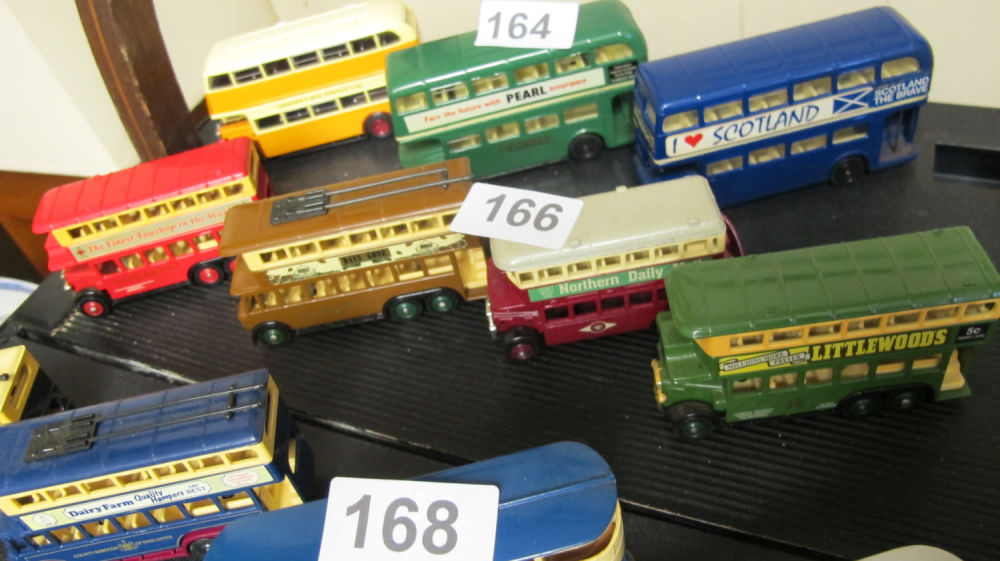 Lot 166: 4 Diecast buses
