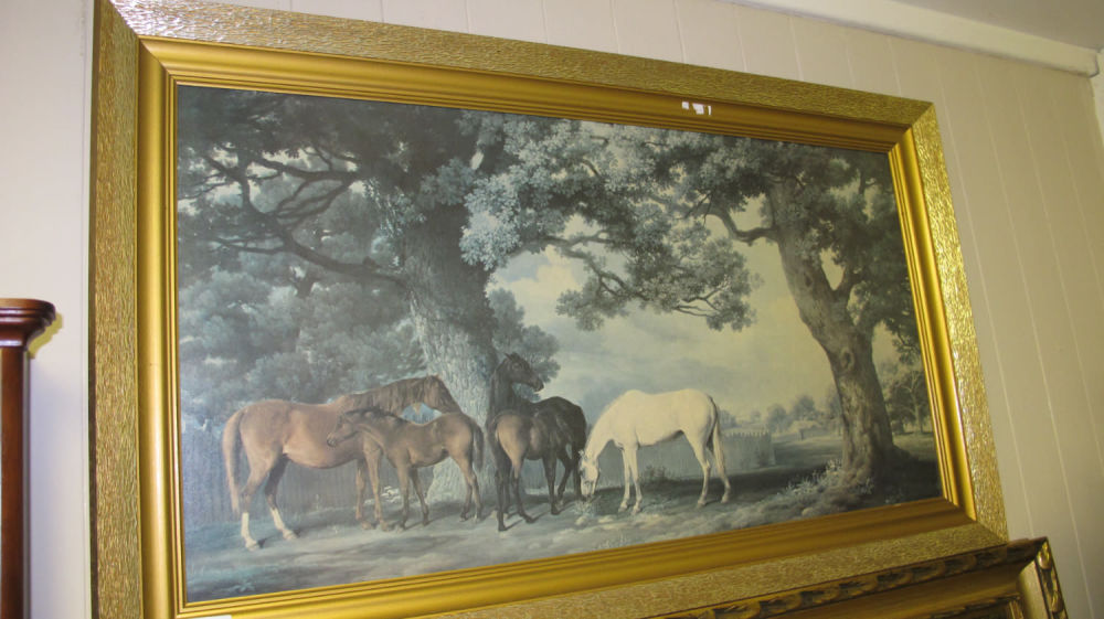Lot 170: Framed horse picture