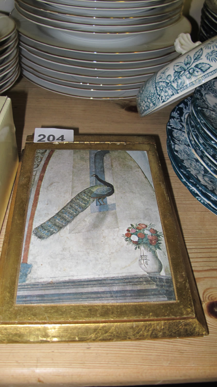 Lot 204: Vintage notepad holder