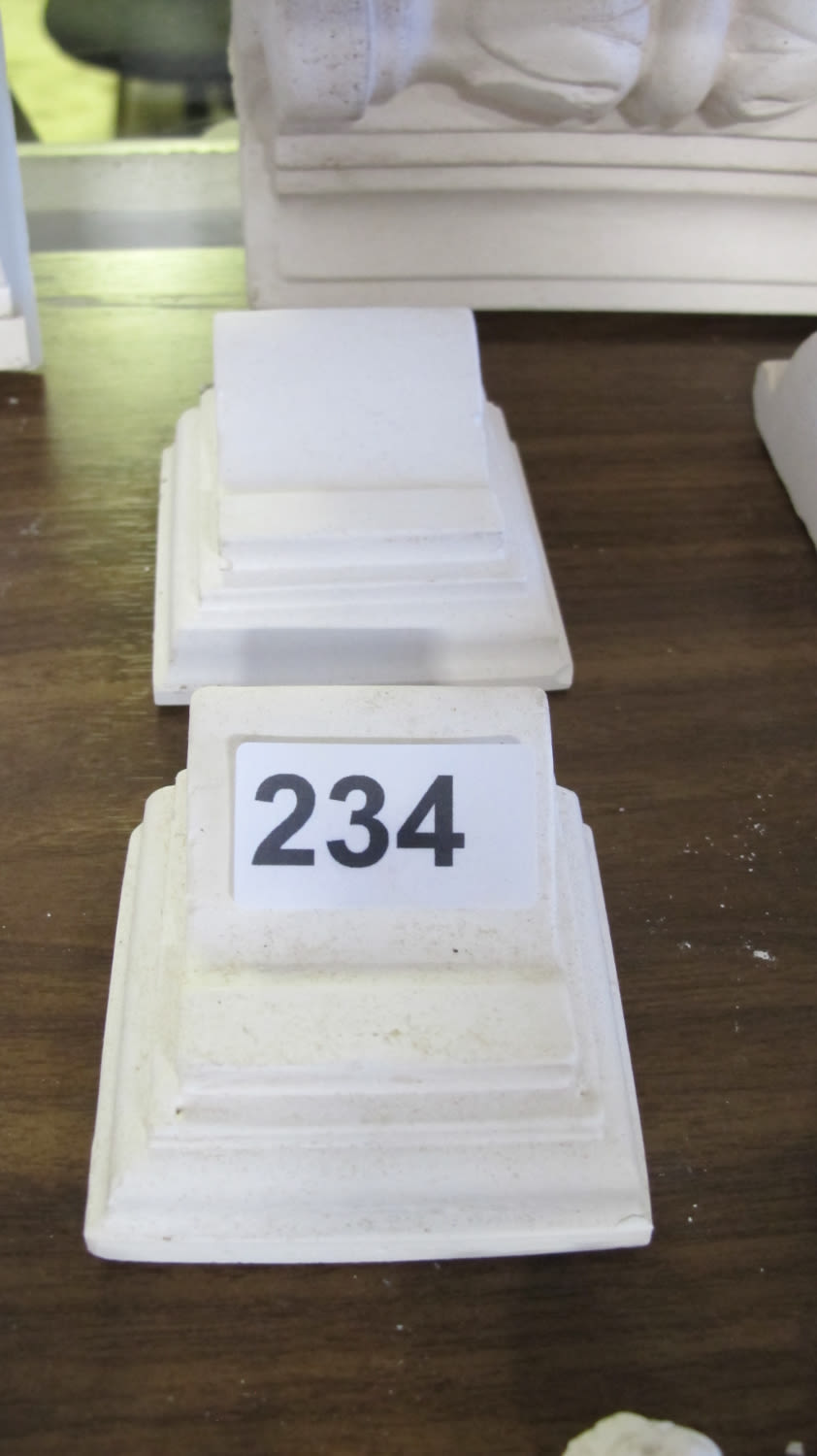 Lot 234: 2 plaster mouldings