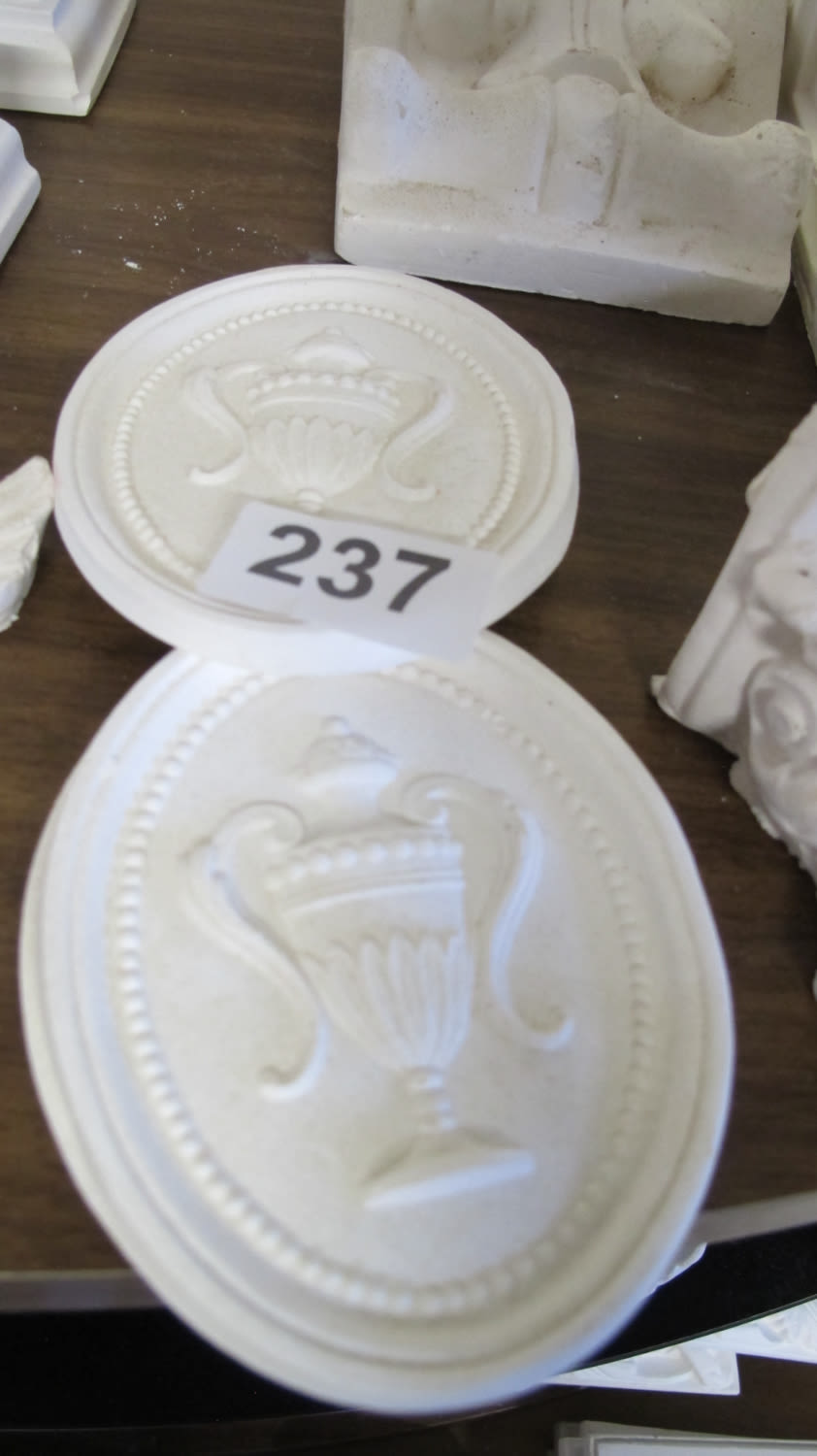 Lot 237: 2 classic plaster mouldings