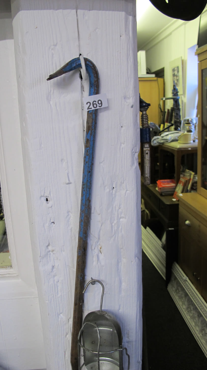 Lot 269: Large crowbar