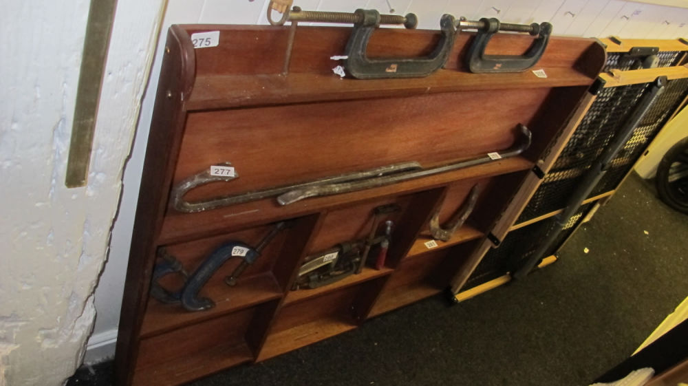 Lot 275: Display shelves
