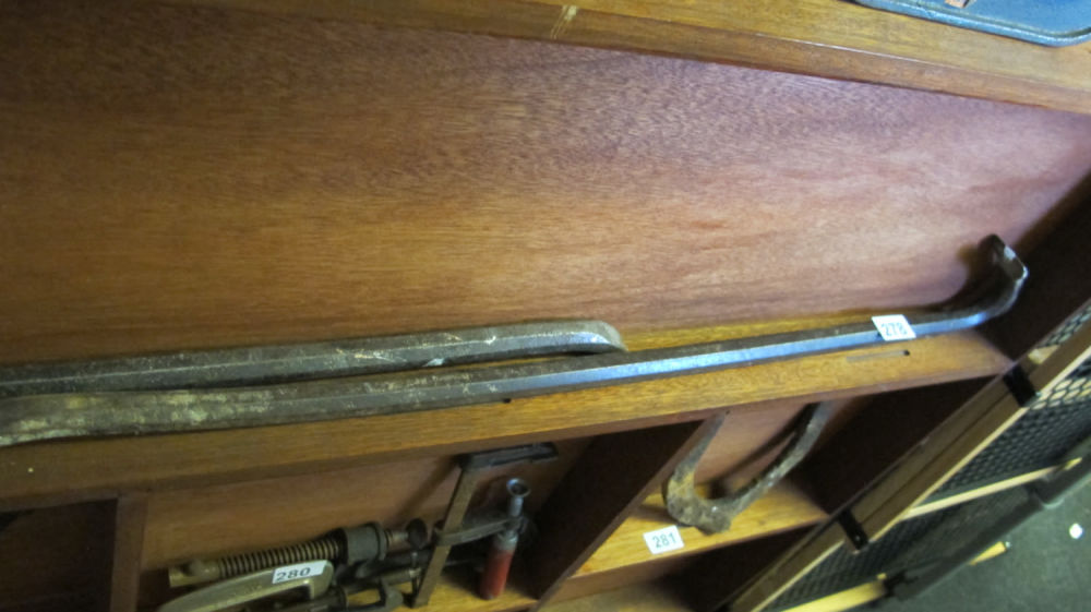 Lot 278: A crowbar