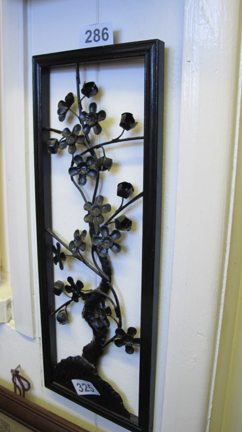 Lot 286: Decorative metal wall panel