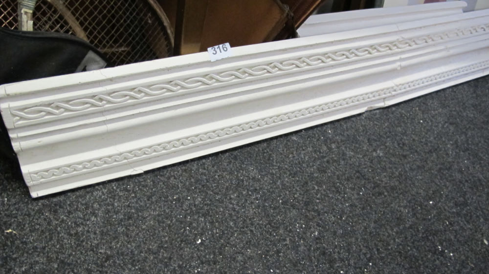 Lot 316: Plaster moulding