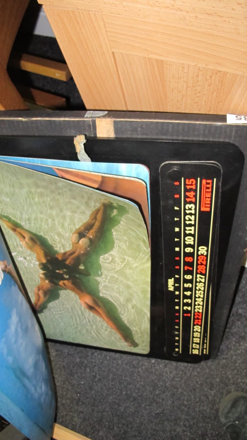 Lot 335: Vintage Pirelli glamour calendar
