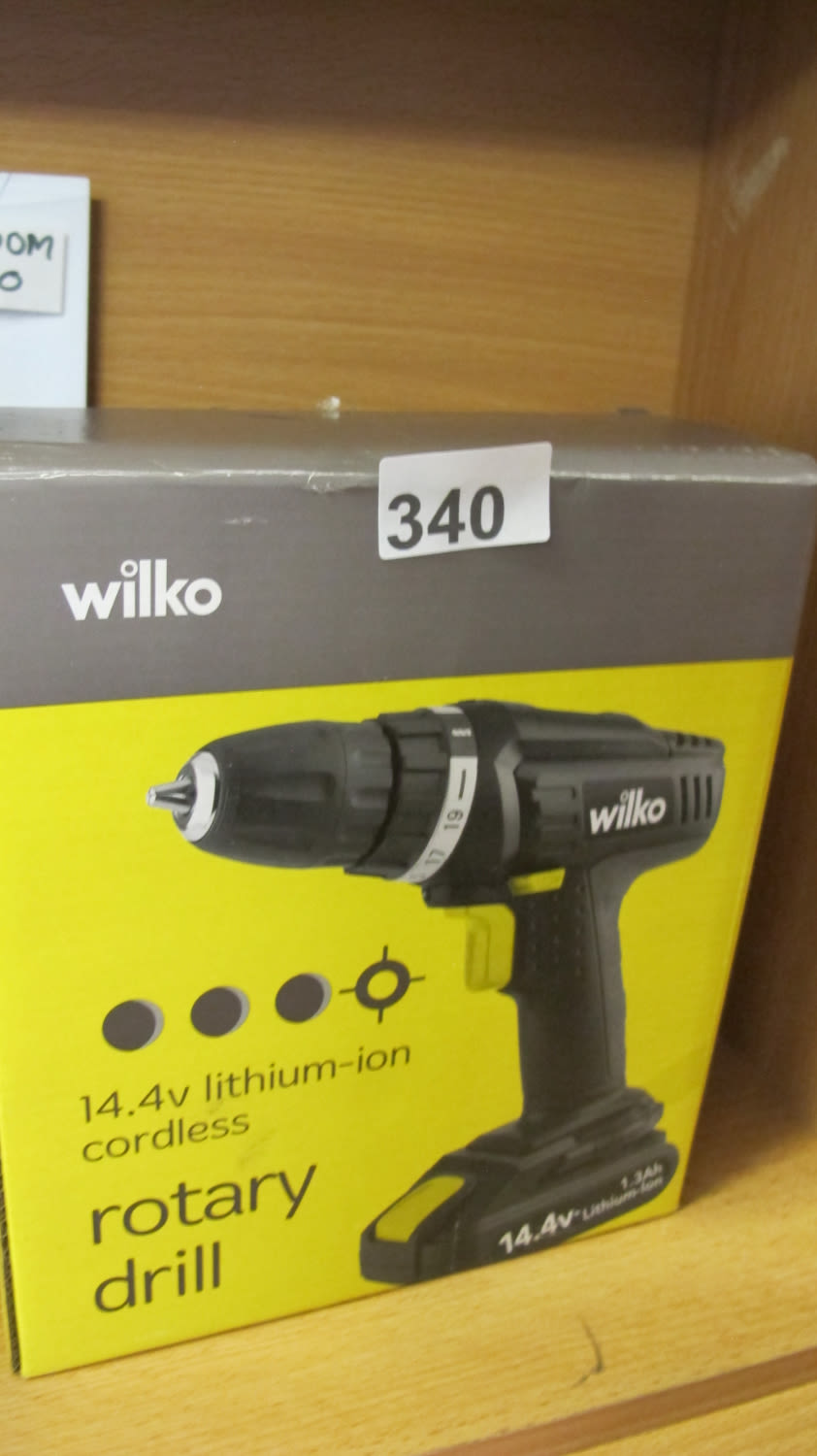 Lot 340: Wilko battery screwdriver