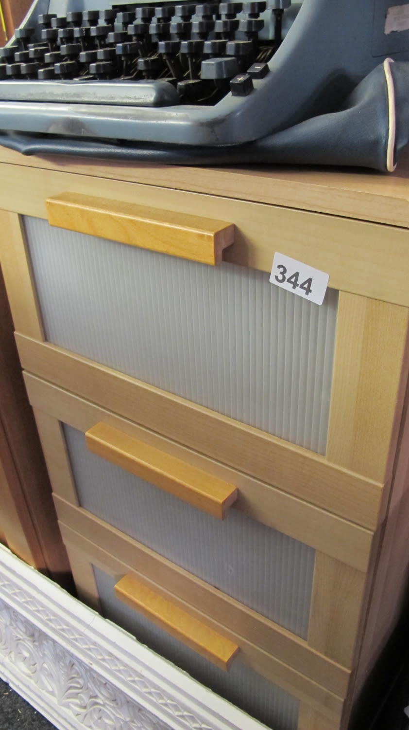 Lot 344: Bedside drawers