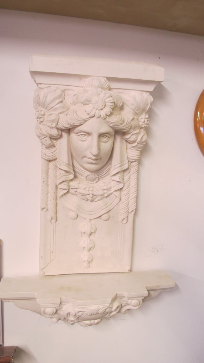Lot 366: A Beautiful plaster moulding, The base is 44cm...