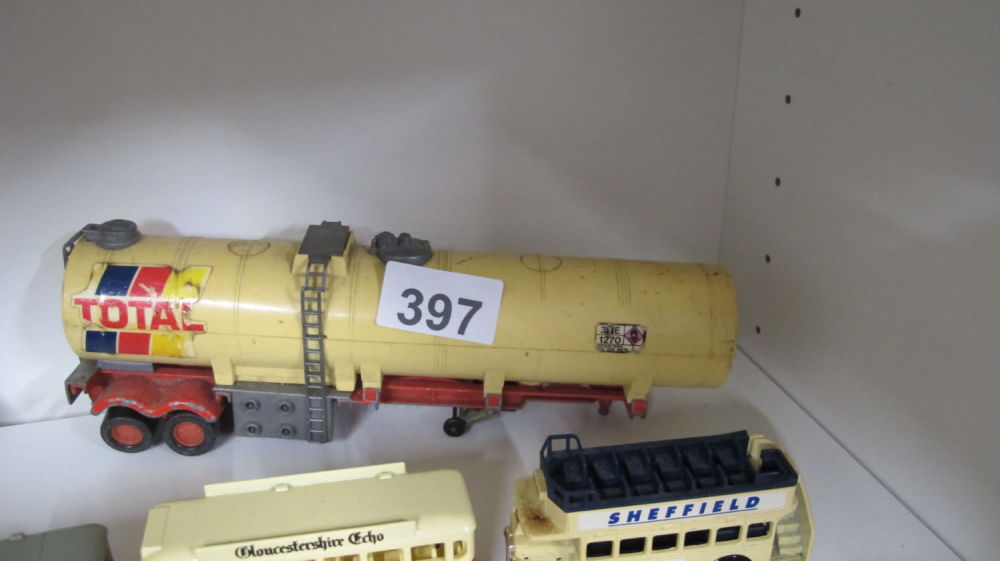 Lot 397: Diecast Total tanker