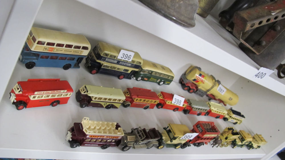 Lot 398: Several diecast buses