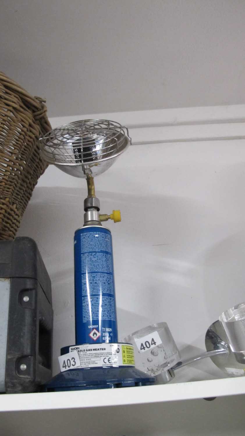 Lot 403: Camping heater