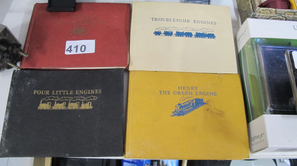 Lot 410: 4 early Thomas the Tank Engine books