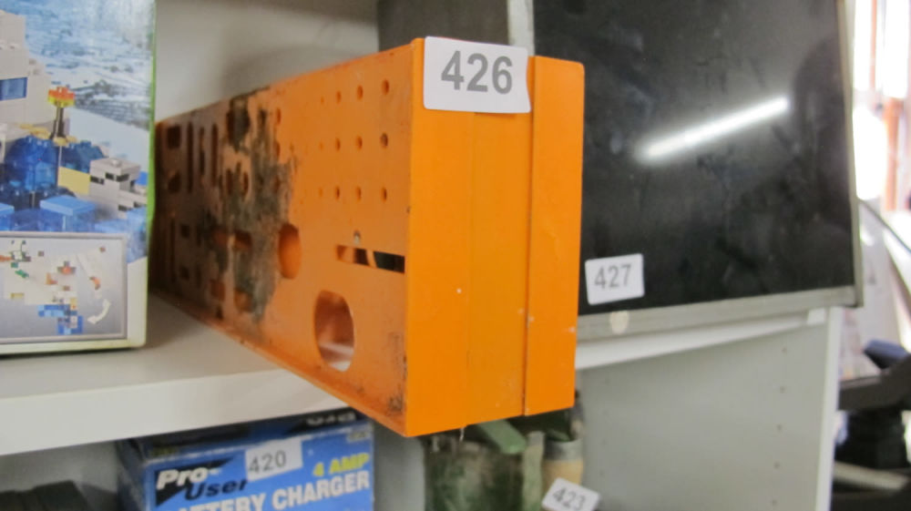 Lot 426: Workshop storage shelves
