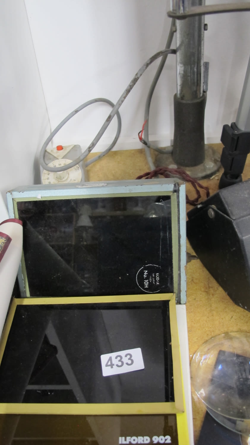 Lot 433: Darkroom light filters