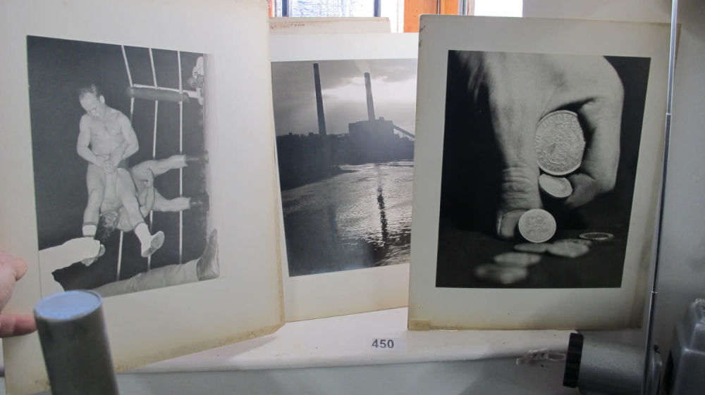 Lot 450: Vintage mounted black and white photographs