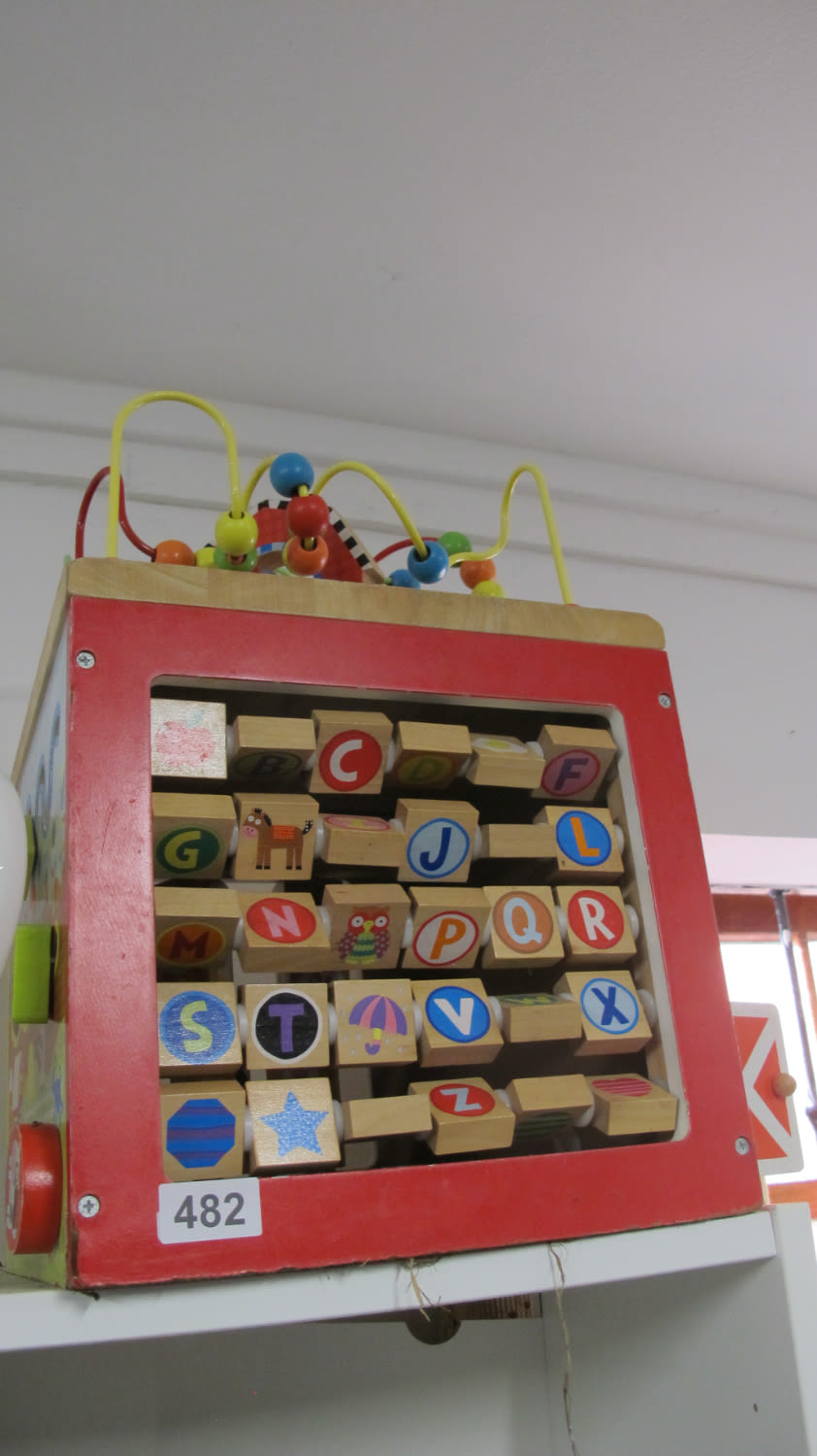 Lot 482: Childs interactive activity toy