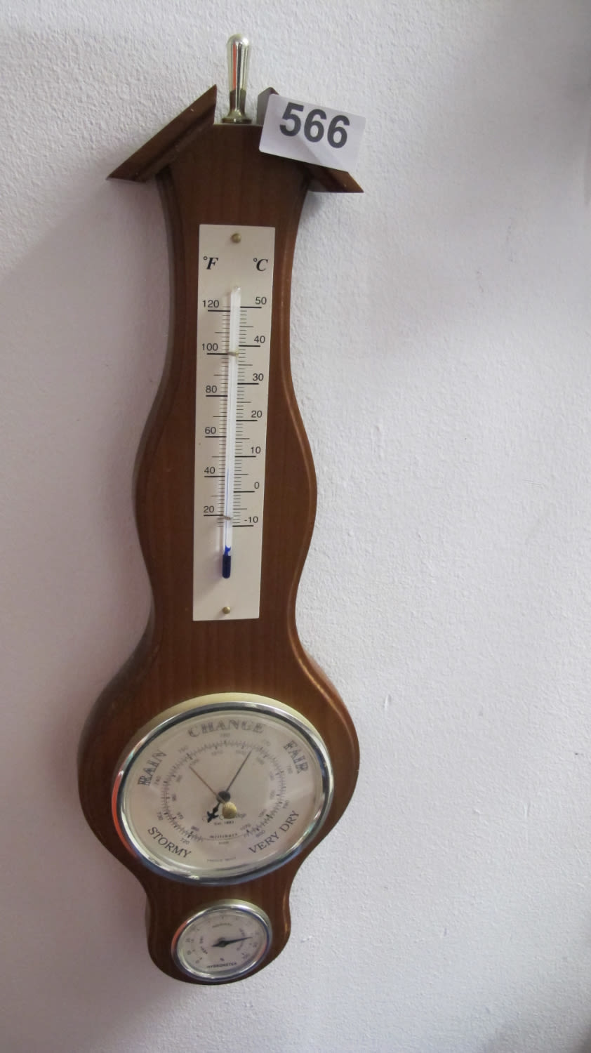 Lot 566: Barometer/thermometer/hygrometer