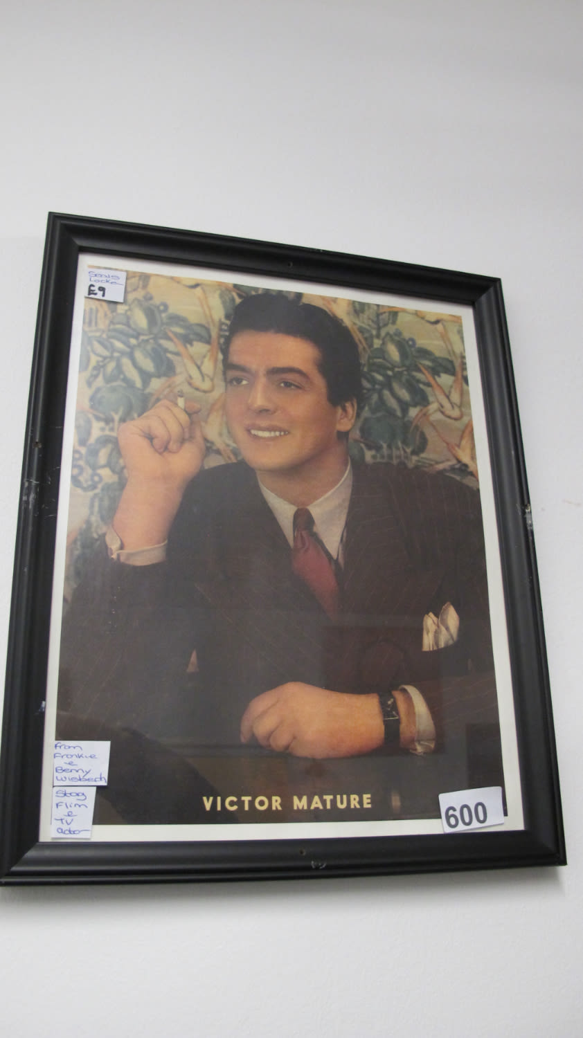 Lot 600: framed and glazed picture from Frankie & Benny's