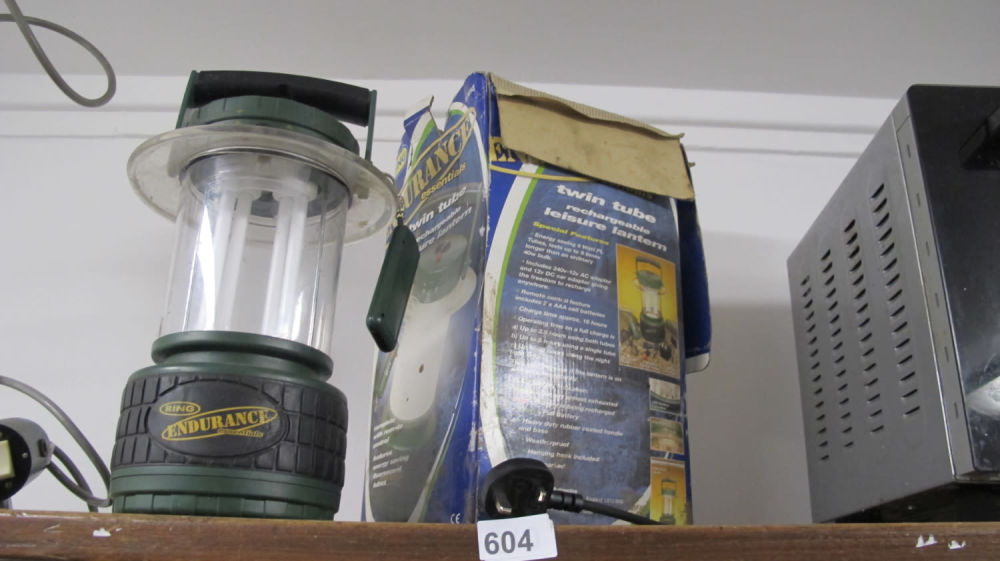 Lot 604: lantern