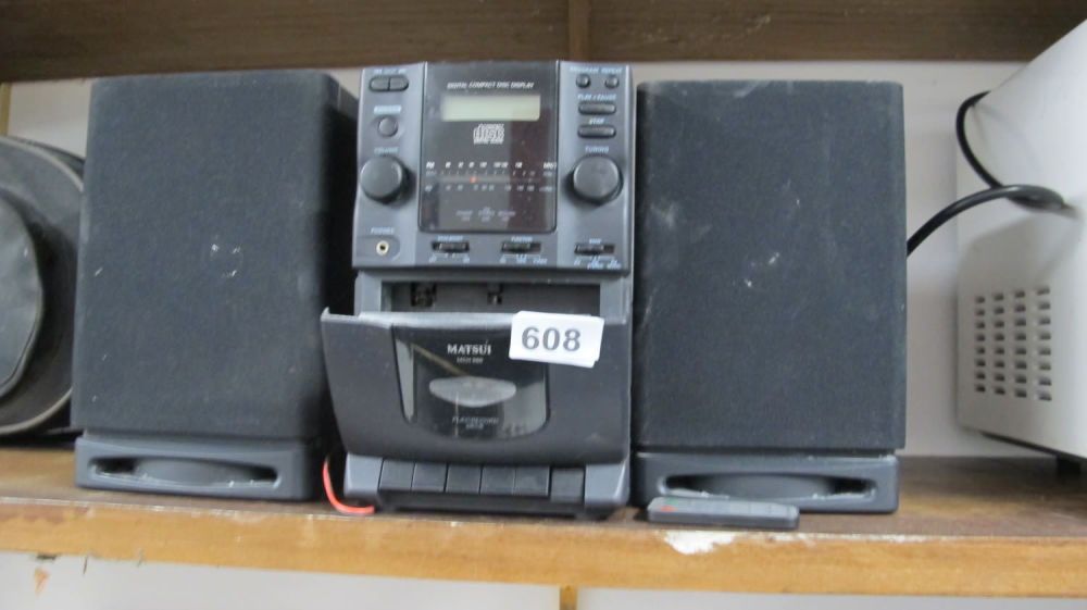 Lot 608: matsui sound system