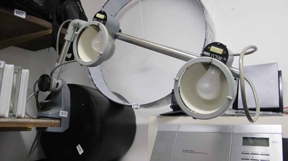 Lot 611: designer desk lamp
