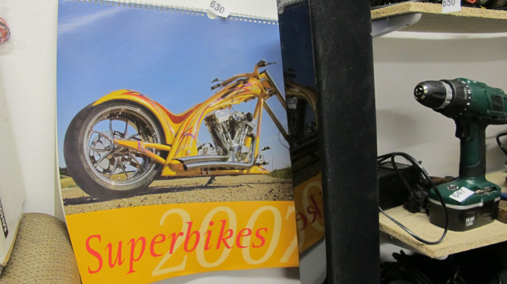 Lot 630: 2007 superbikes calendar