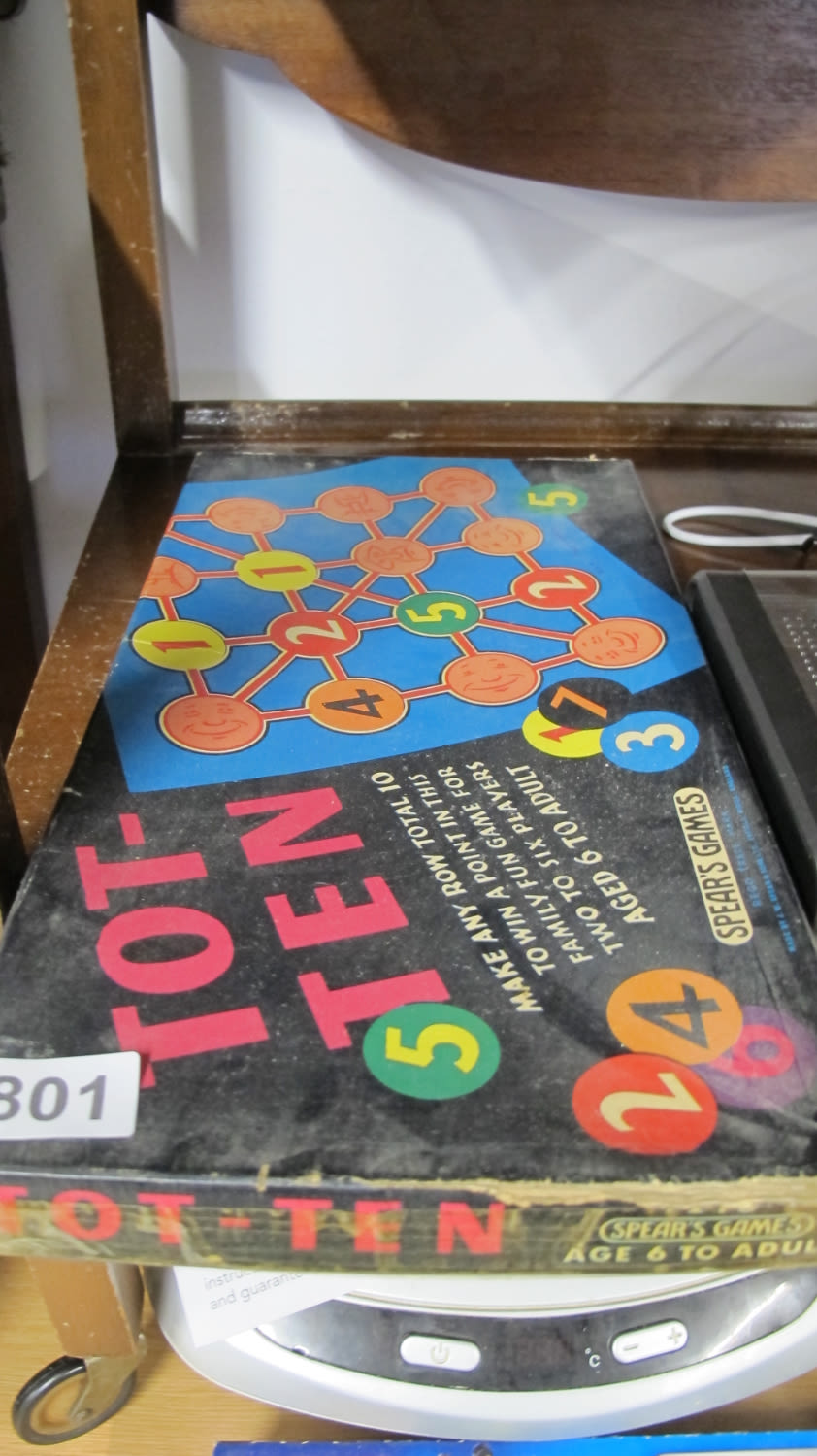 Lot 801: Vintage tot-ten game
