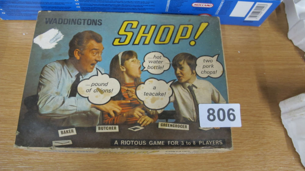 Lot 806: Vintage Waddingtons Shop! game