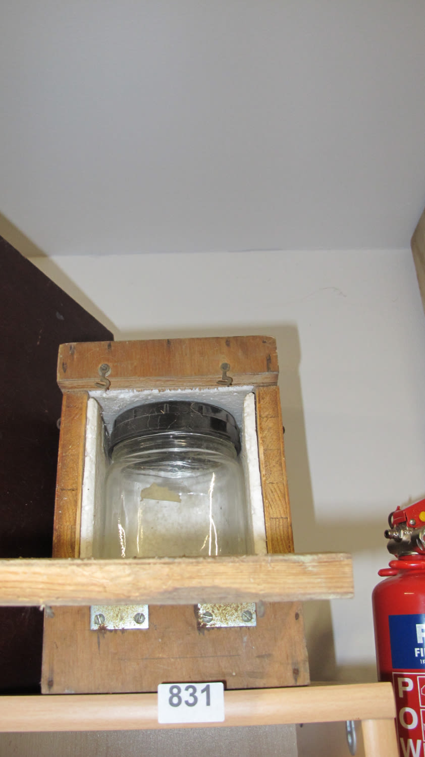 Lot 831: Jar in insulated box