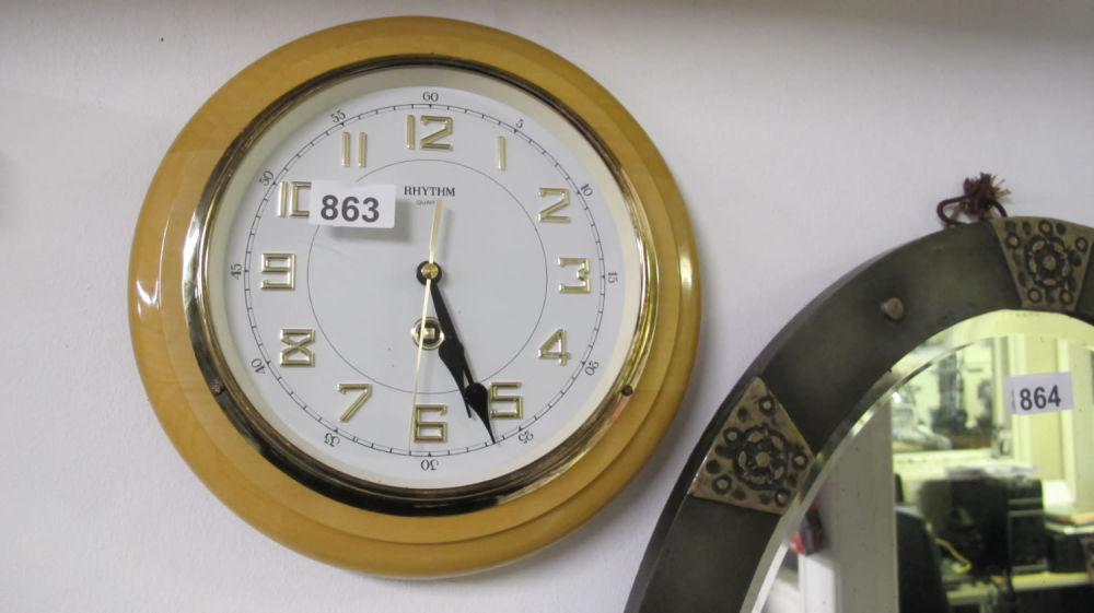 Lot 863: A wall clock