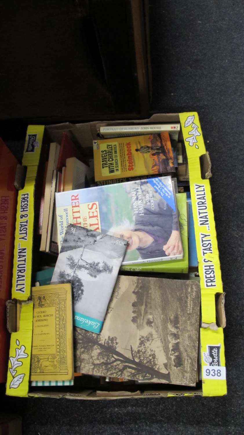 Lot 938: A box of books