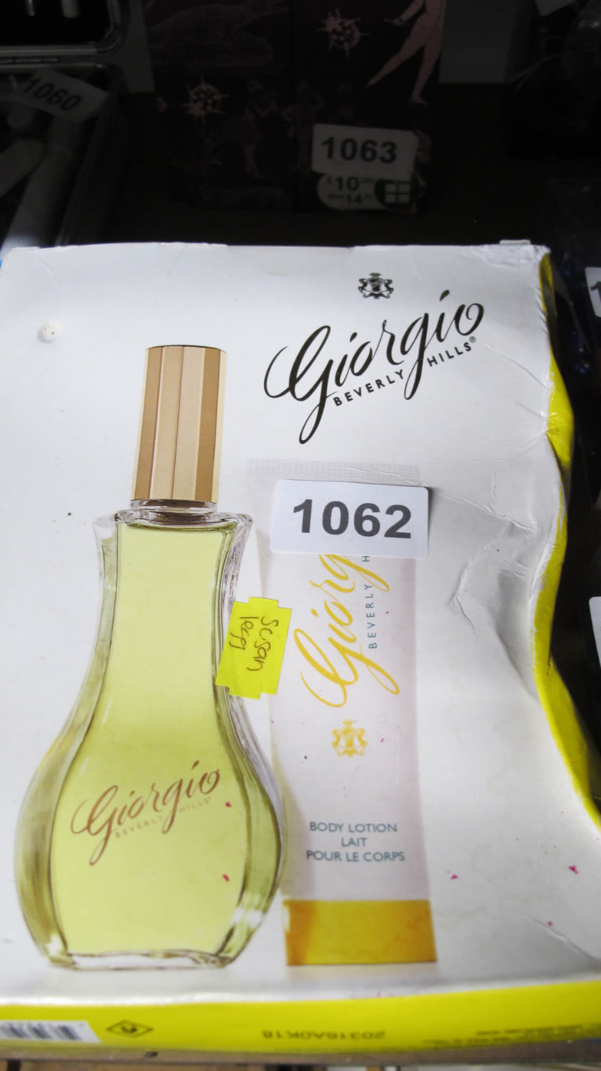 Lot 1062: Giorgio gift set