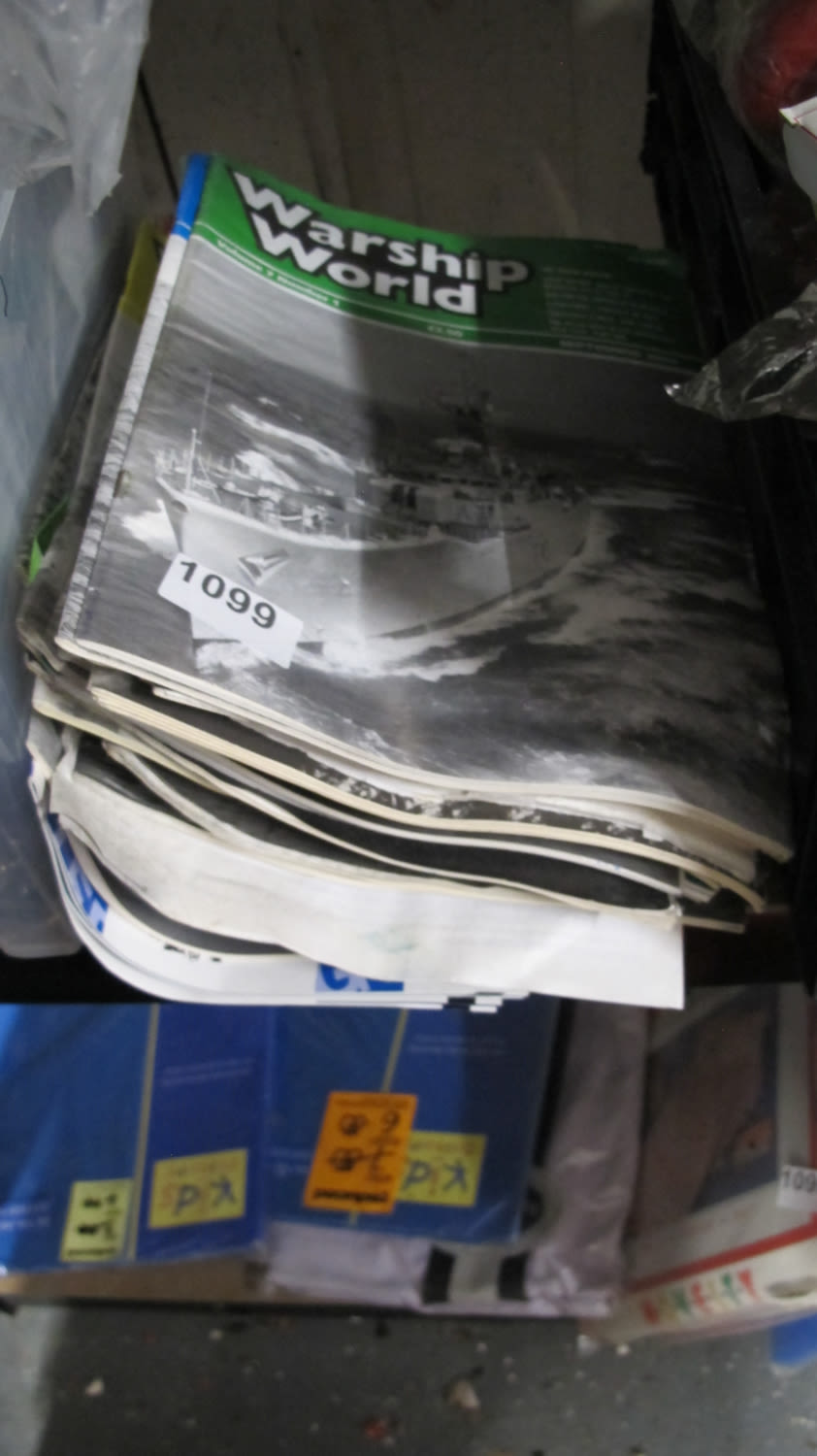 Lot 1099: Warship World magazines