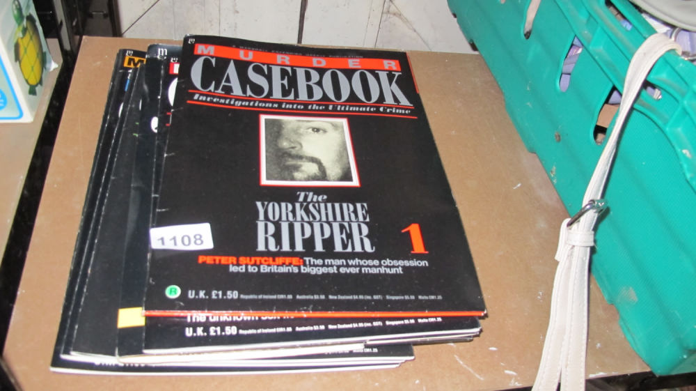 Lot 1108: Murder casebook magazines