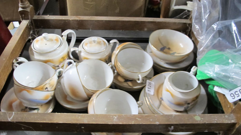 Lot 1126: Japanese tea service