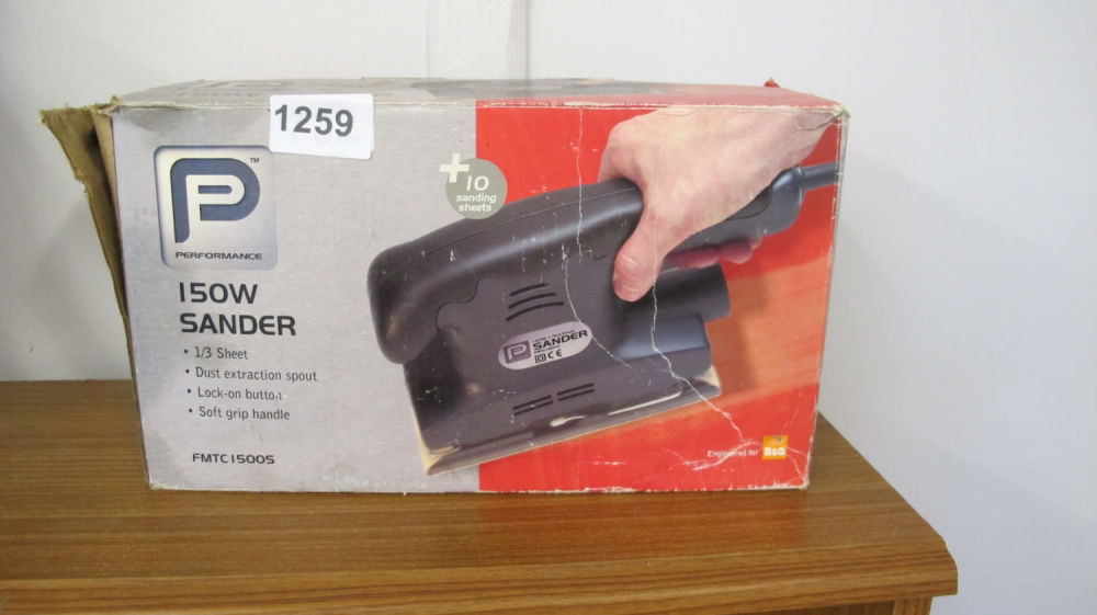 Lot 1259: Electric sander