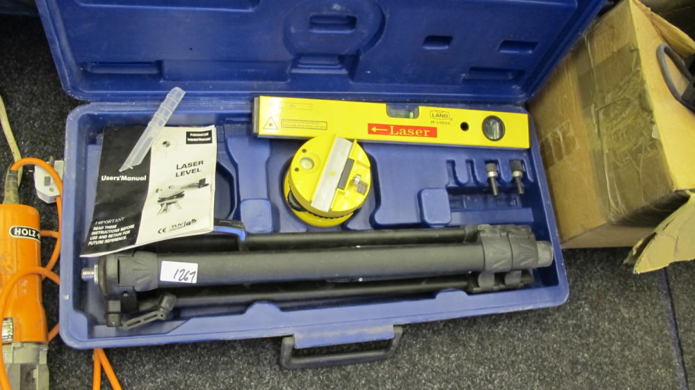 Lot 1267: Laser spirit level
