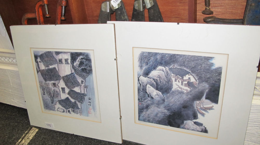 Lot 175: 2 Chinese pictures