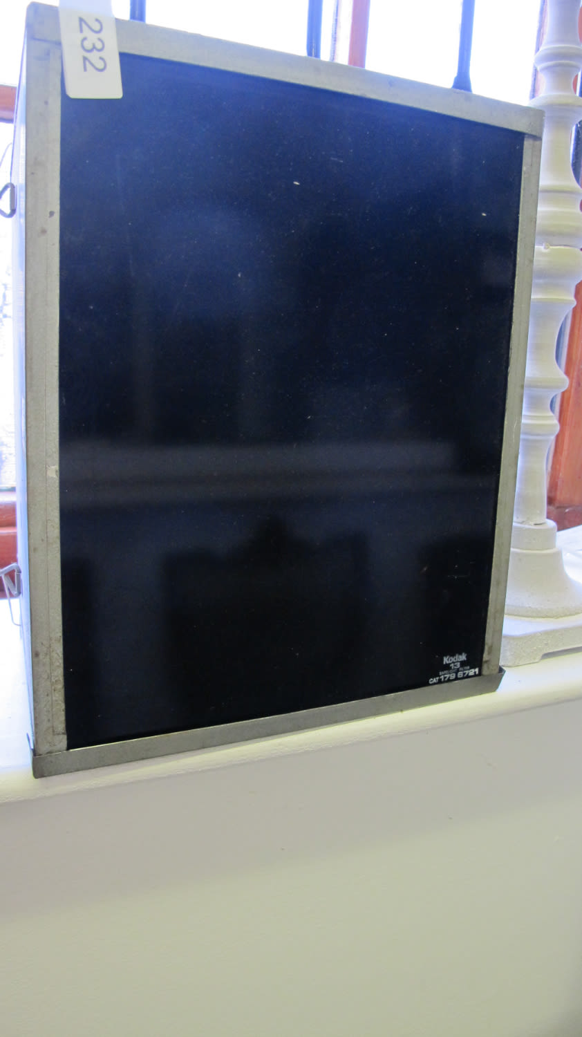 Lot 232: Kodak darkroom safelight or brothel open sign